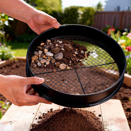 Garden Sieve 5-in-1 Set, Stainless Steel, Ø 30 cm
