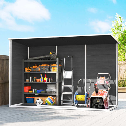 Garden Storage Shed with Windows, Lockable Doors, 3.2m²