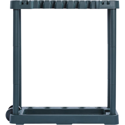 Garden Tool Organizer, 10-Slot PP Tower Rack for Garage