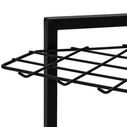 Garden Tool Rack, Steel, Holds 34 Tools, Black