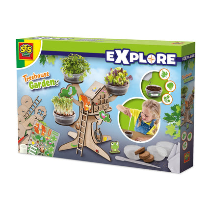 Garden Treehouse for Kids, Outdoor Playhouse, Safe and Fun