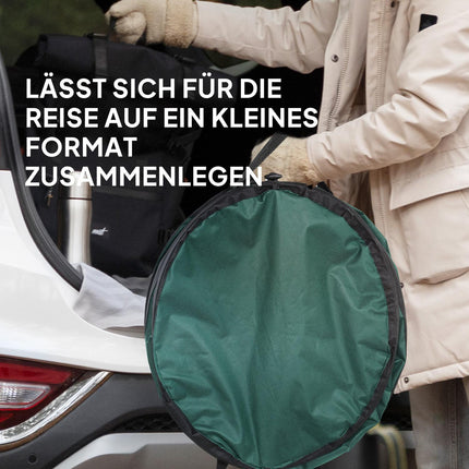 Waterproof 160L garden waste bags with zipper and handle