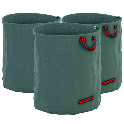 Waterproof stand-alone garden waste bags, 3-pack 272L