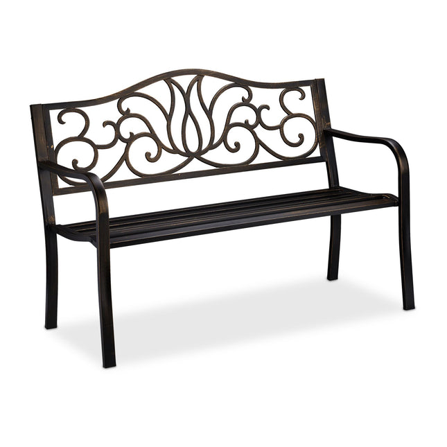 Garden bench in antique style