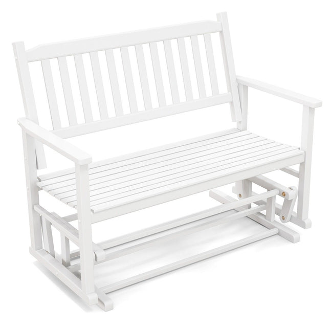 Garden bench with gentle gliding movement. Weatherproof swing bench can hold up to 225 kg