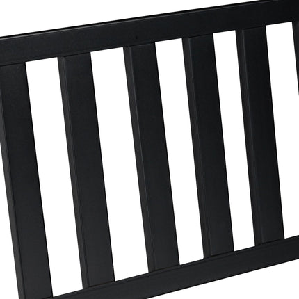 Garden bench with metal support