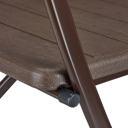 Garden chairs, set of 2 Wooden Optics