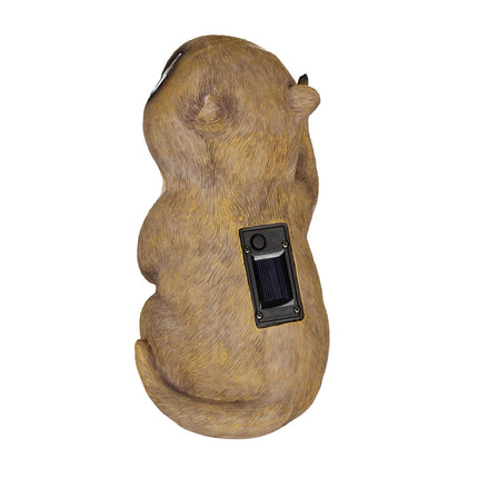 Garden figure Marmot with sunglasses