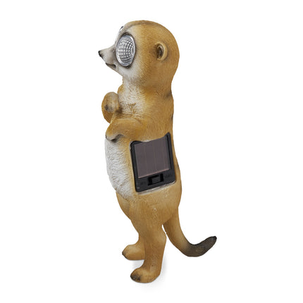 Garden figure Meerkat with sun eyes