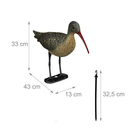 Garden figure bird set of 2