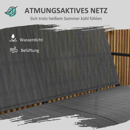 Outdoor Garden Furniture Set - 4 Piece Mesh Patio Seating