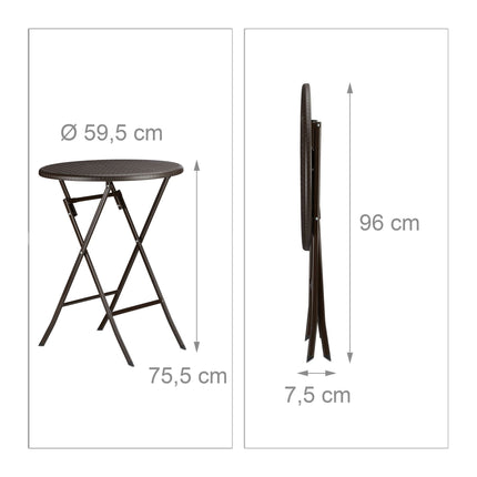Garden furniture set BASTIAN in 3 parts