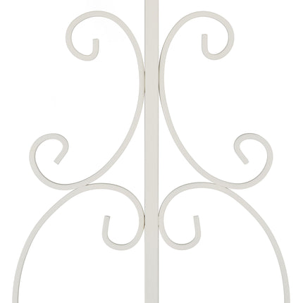 Garden gate in white, 3 parts