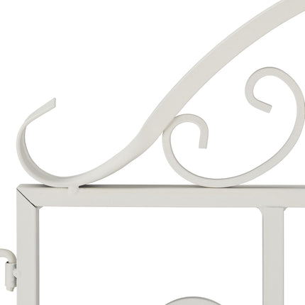 Garden gate in white, 3 parts