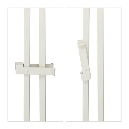 Garden gate in white, 3 parts