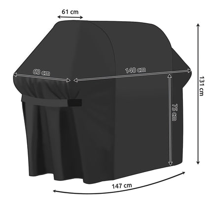 Garden grill cover 147x61x122cm