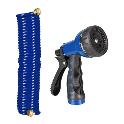 Garden hose with spray gun 10 m