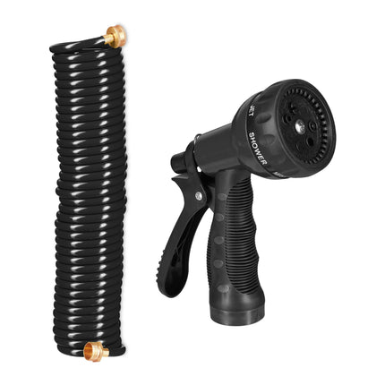 Garden hose with spray gun 10 m