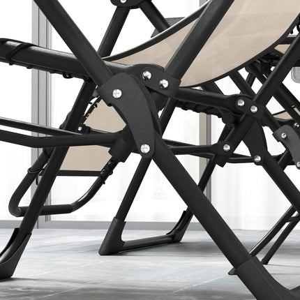 Folding outdoor chair, 3-part with cushions and table