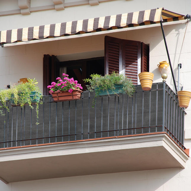 Garden screen in anthracite 1.2 m high
