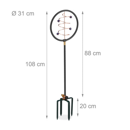 Garden sprinkler black