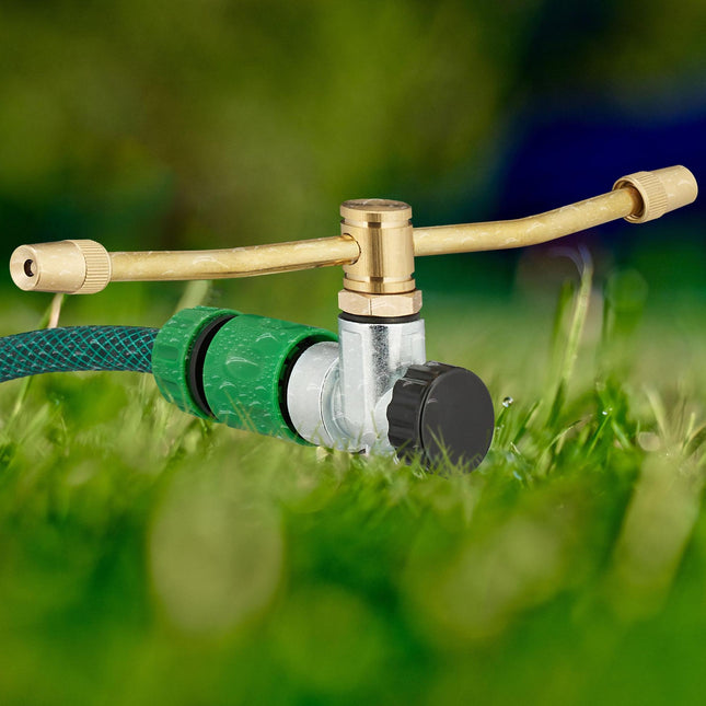 Garden sprinklers with ground anchors