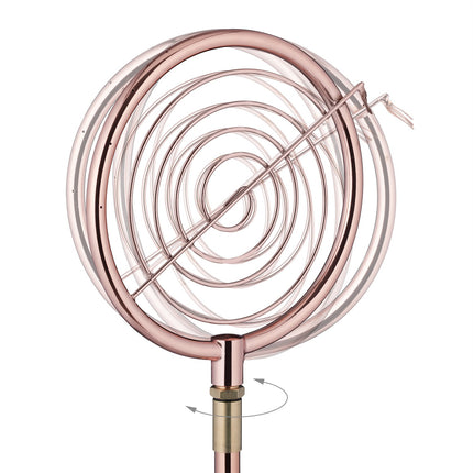 Garden sprinklers with spiral