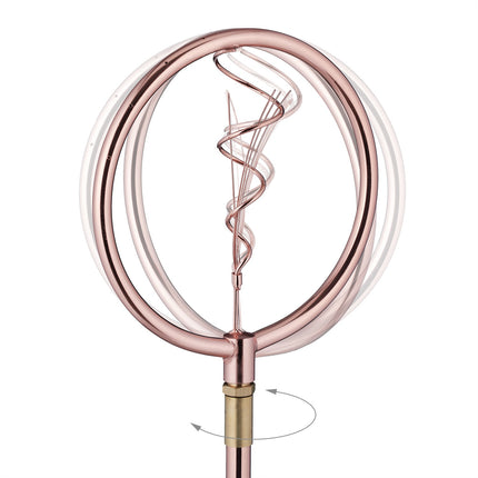 Garden sprinklers with spiral