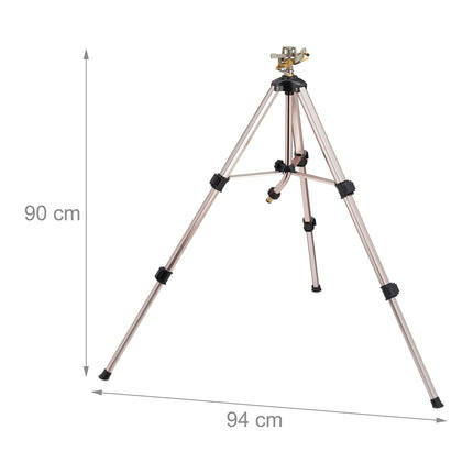Garden sprinkler with adjustable stand
