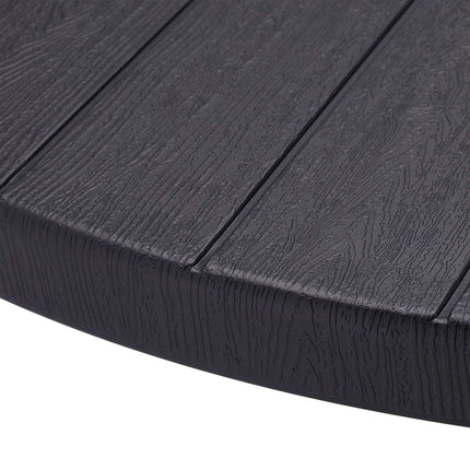 Garden table in black wood look