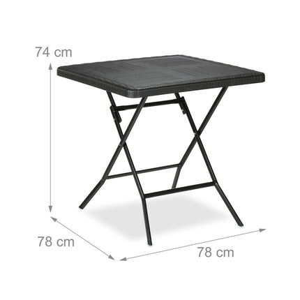 Garden table in wooden look