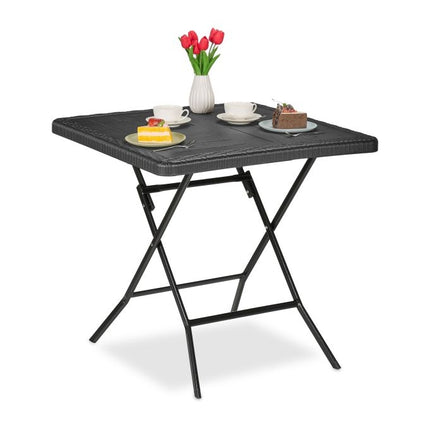 Garden table in wooden look