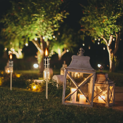 Garden torches 50cm set of 18