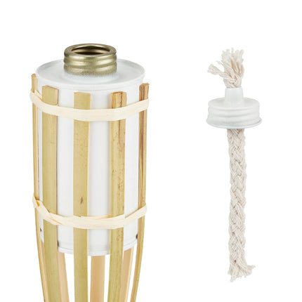 Garden torches bamboo 16-pack