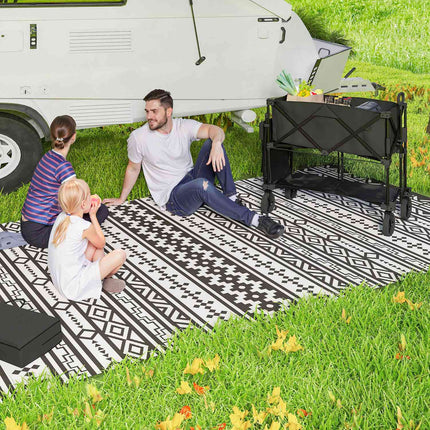Garden trolley, 200 kg load capacity, foldable with wheels