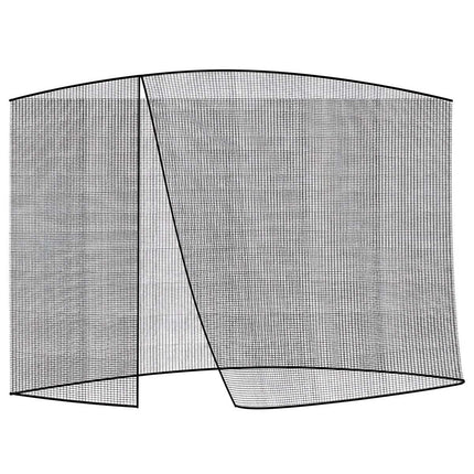 Garden umbrella mosquito net 3.5m - black