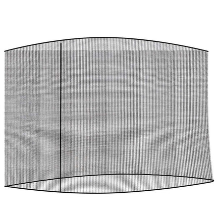 Garden umbrella mosquito net 3m - black