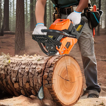 Gas Chainsaw 52cc, 18-Inch Bar, 2.4 HP Engine