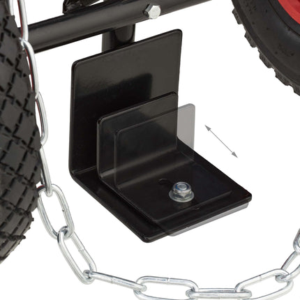 Gas Cylinder Trolley with Handle and Safety Chain