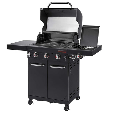 Gas Grill with TRU-Infrared, 3 Burners, Cast Iron Grates