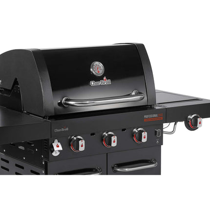 Gas Grill with TRU-Infrared, 3 Burners, Cast Iron Grates