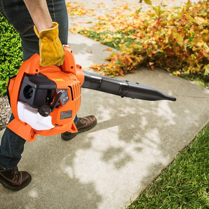 Gas Leaf Blower Vacuum, 26cc 2-Cycle, 425 CFM