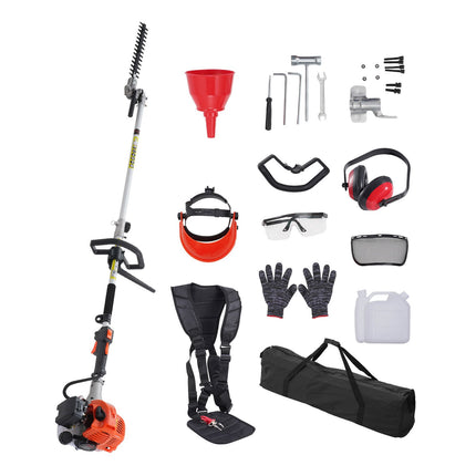 Gas Pole Hedge Trimmer, 26cc 2-Stroke, 15.7-In Blade
