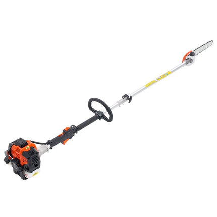 Gas Pole Saw, 25cc 2-Stroke, 12 In Bar, 7–12 Ft