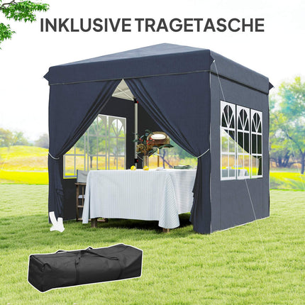 Pop-Up Gazebo, 2.5x2.5m, water-repellent, UV 50+
