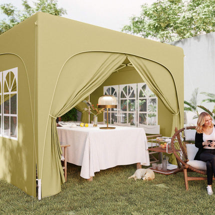Water-repellent Pop-Up Gazebo 3x3m with UV protection