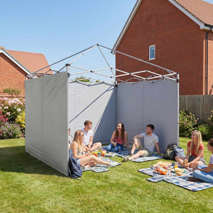 Gazebo Side Walls Set, 3x3m, UPF 50+ Oxford Fabric