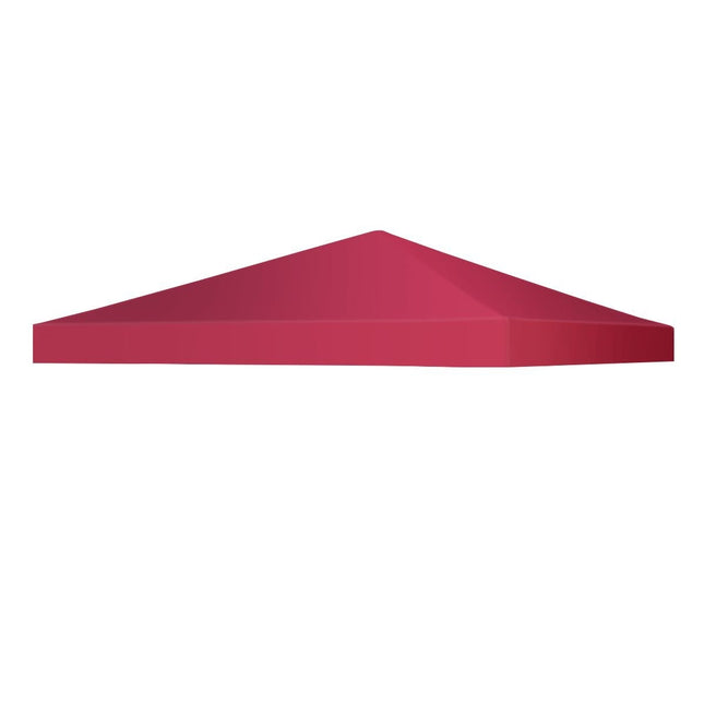 Wymienna osłona przeciwsłoneczna na altankę z zapięciem na rzepy 300 x 300 cm, wino