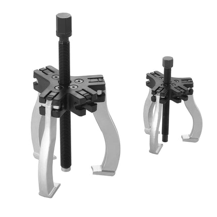 Gear Puller Set, 2-Piece 3 and 7 in Reversible 3-Jaw