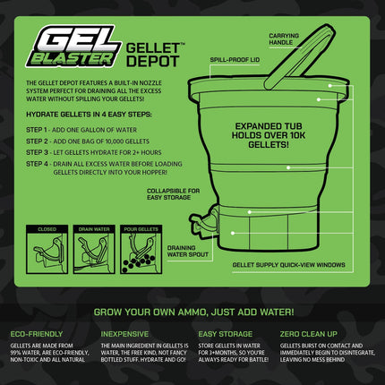 Gel Blaster Gellet Depot - Clear